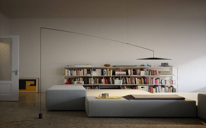 Koine Floor Lamp by LucePlan Floor Lamps